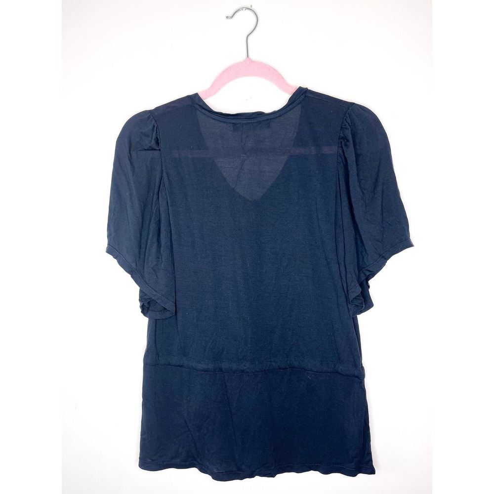 Generation Love Soft Basic Drawstring Tee In Black - image 3